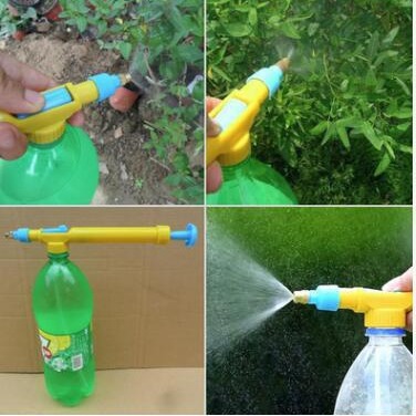 Ordinary Push-Pull Sprayer Yellow Duplex Pull-Pull Spray Air Fresh Household Coke Plastic Bottle Universal