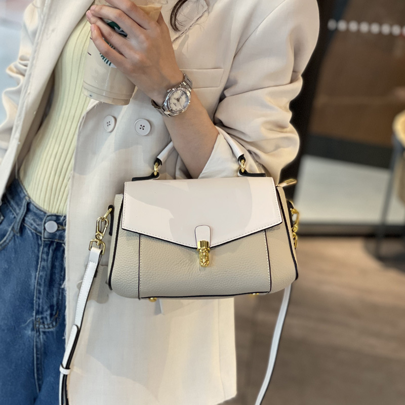 Genuine Leather Women's Handbag Crossbody Bag Large Capacity 2024 New Fashionable High-end 2024 Summer Hot Shoulder Bag