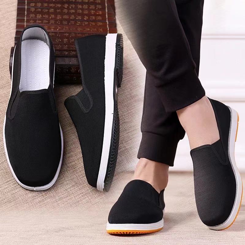 Picture of Old Beijing Cloth Shoes Men's Summer Non-Slip Smelly Wear-Resistant Work Shoes Labor Protection Driving Shoes Breathable Casual Comfortable Wholesale