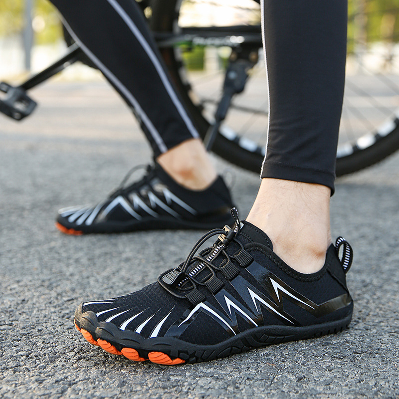 plus size New Outdoor Beach Shoes Women's Diving Swimming Tracing Shoes Five-finger Wading Shoes Men's Rope Skipping Hiking sneaker