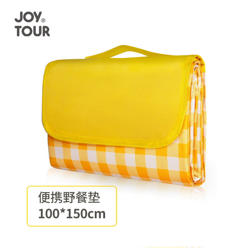 Picture of Outdoor Portable Folding Picnic Cloth Beach Mat Thickened Moisture-Proof Mat Oxford Cloth Picnic Mat Spring Excursion Mat