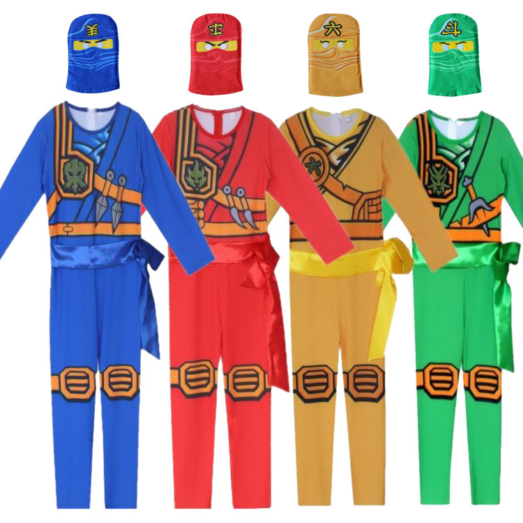 Spot LEGO Phantom Ninja Costume Halloween Costume LEGO NINJAGO Costume Children's Ninja Costume