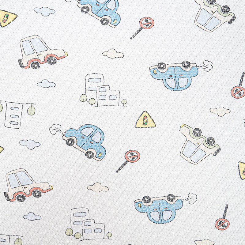 Picture of Hollow Cotton Hole Cloth Knitted Jacquard Cotton Mesh Cloth Summer T-shirt Vest Climbing Clothes Baby Clothes Fabric
