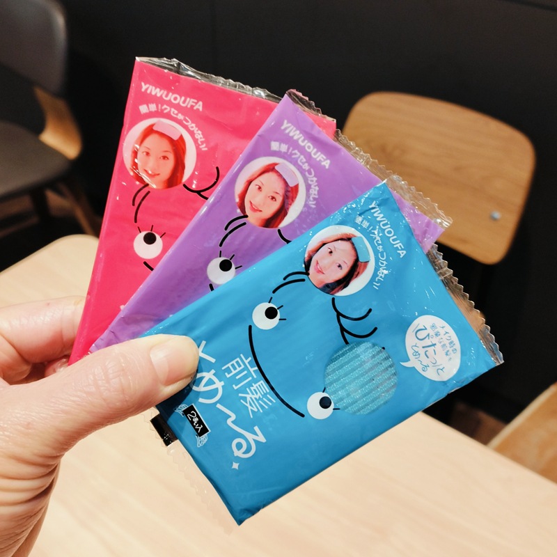 Picture of Kemei Bangs Stickers Magic Posts Bangs Fixed Hair Stickers Bangs Stickers Accessories Hair Accessories Pink Black Colorful
