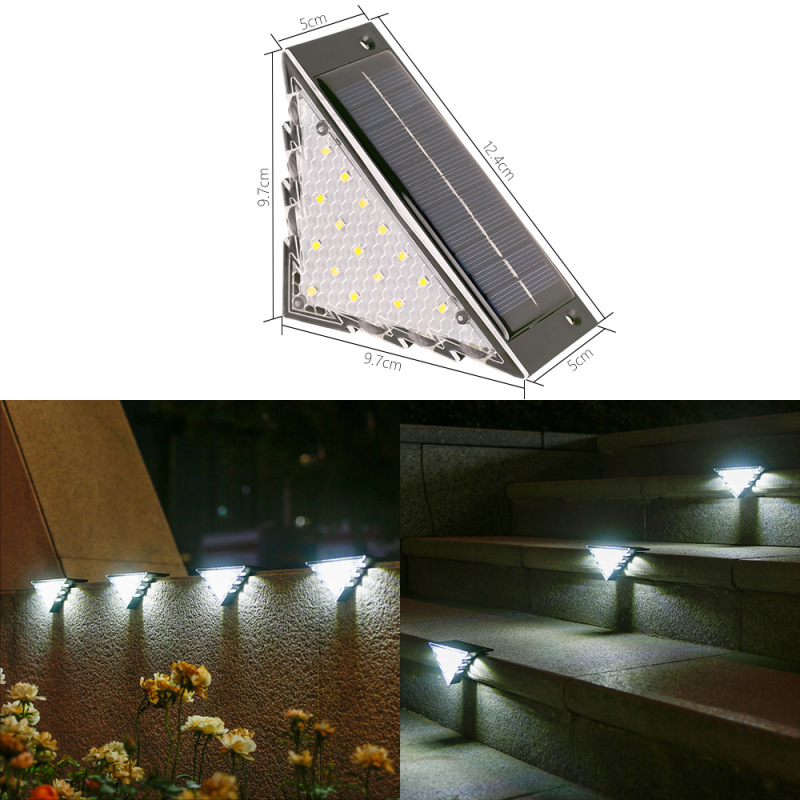 Picture of 25 Years New Solar Stair Step Light Outdoor Trail Light Outdoor Courtyard Foot Lighting Induction Step Light