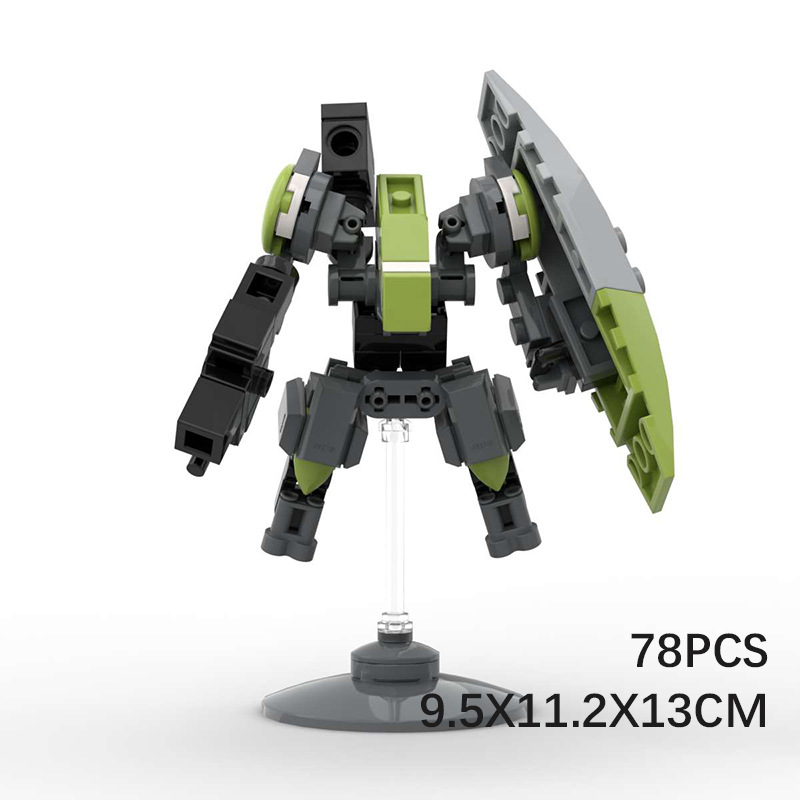 Picture of MOC building blocks compatible with Lego minicomputer assembly exoskeleton robot educational ornaments hand-made DIY building blocks