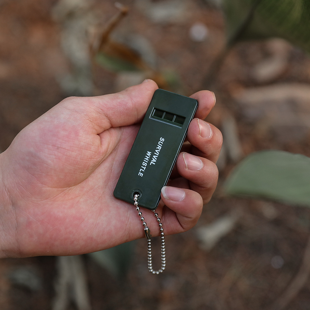 Picture of Three-frequency outdoor survival whistle survival whistle first aid whistle high-pitched high-frequency earthquake relief whistle