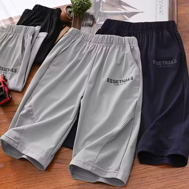 Boys' Pants Summer Thin 2025 New Children's Quick-drying Sports Pants Big Children's Summer Shorts Trendy Pants