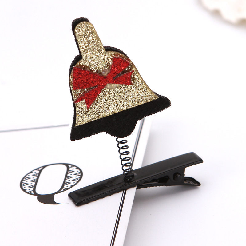 Picture of 2025 New Japanese and Korean Internet Celebrity Christmas Hairpin Spring Small Clip Small Gift Hair Accessories Festive Headwear Spot Wholesale