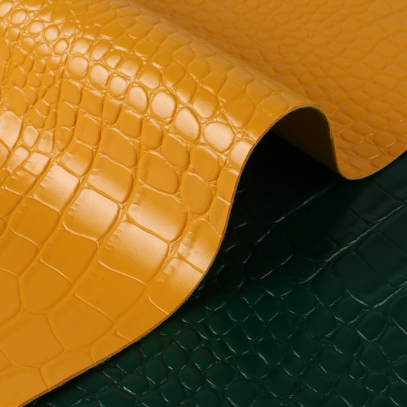 Picture of K1566 1.7mm Crocodile Leather Wholesale Matte Surface Embossed Faux Leather Bags Handbag Leather