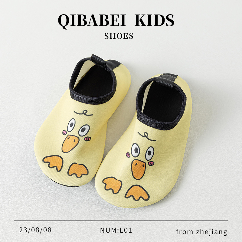 Seaside Kidsren's Beach Socks and Shoes for Men and Women, Water Park Wading Shoes, Non-Slip, Anti-Cut, Soft-Soled Floor-Fitting Shoes