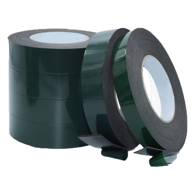 1MM thick red film black sponge double-sided tape car foam double-sided tape PE strong foam double-sided tape