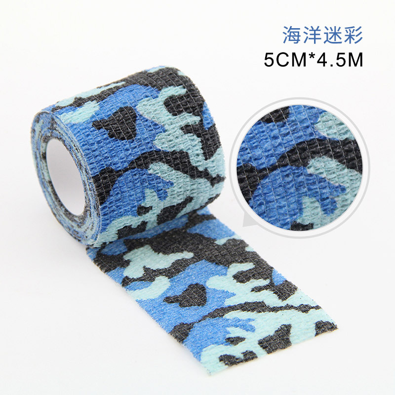 Picture of Factory Direct Sales Outdoor Camouflage Bandage Non-Woven Self-Adhesive Elastic Bandage Camouflage Bandage Available for Wholesale