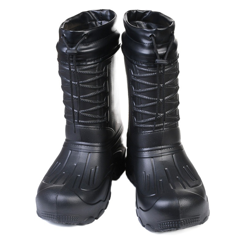 New fishing boots waterproof shoes single/cotton liner removable high-top outdoor protective shoes non-slip wear-resistant quality men