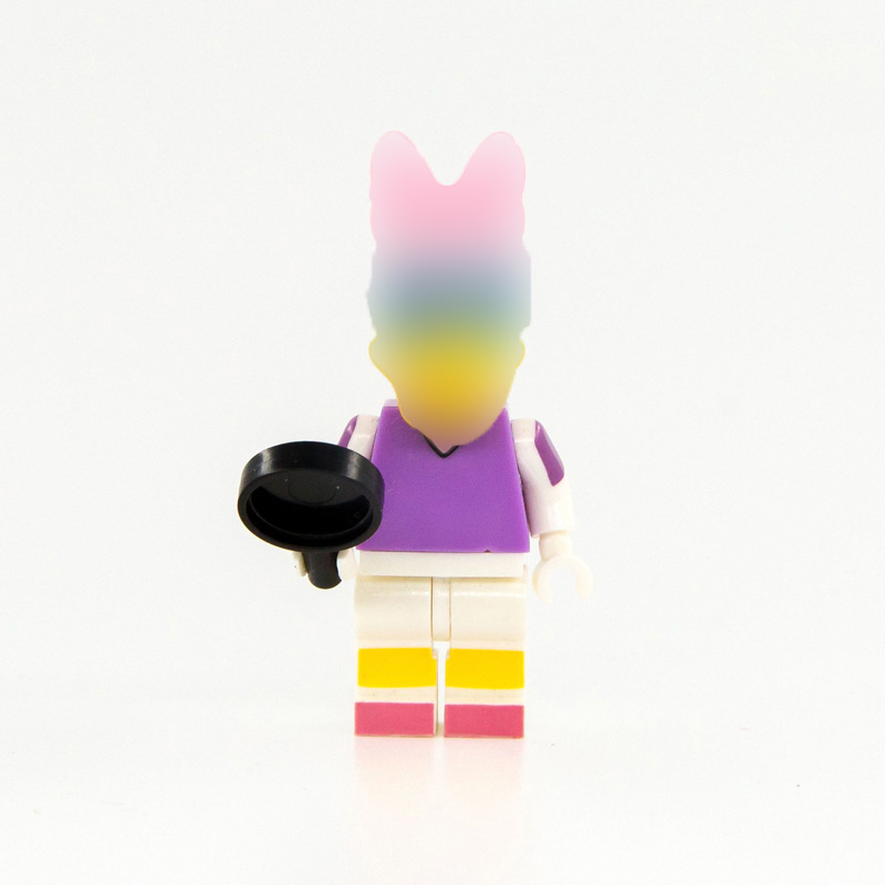 Picture of Cartoon Cartoon animal Princess pumping music plastic assembled building blocks little doll toy mixed batch foreign trade exclusive