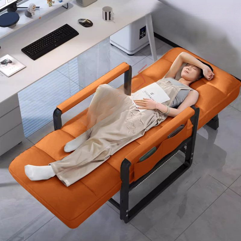 Lounge chair, office lunch break, nap, home folding back chair, computer chair, sitting and lying dual-purpose lazy sofa chair