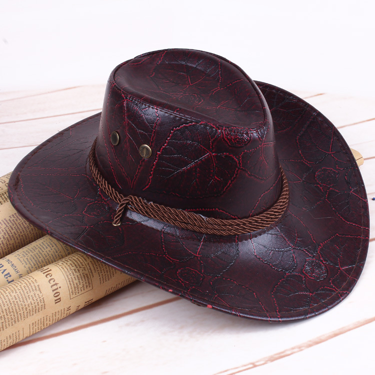 Western Cowboy Knight Hat Mongolian Prairie Hat Men and Women Sun Protection Visor Summer Hat Outdoor Mountaineering Hat