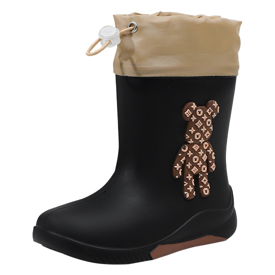 Rain boots Japanese children's rain boots non-slip water boots girl student baby boots cute girl non-slip water shoes women's
