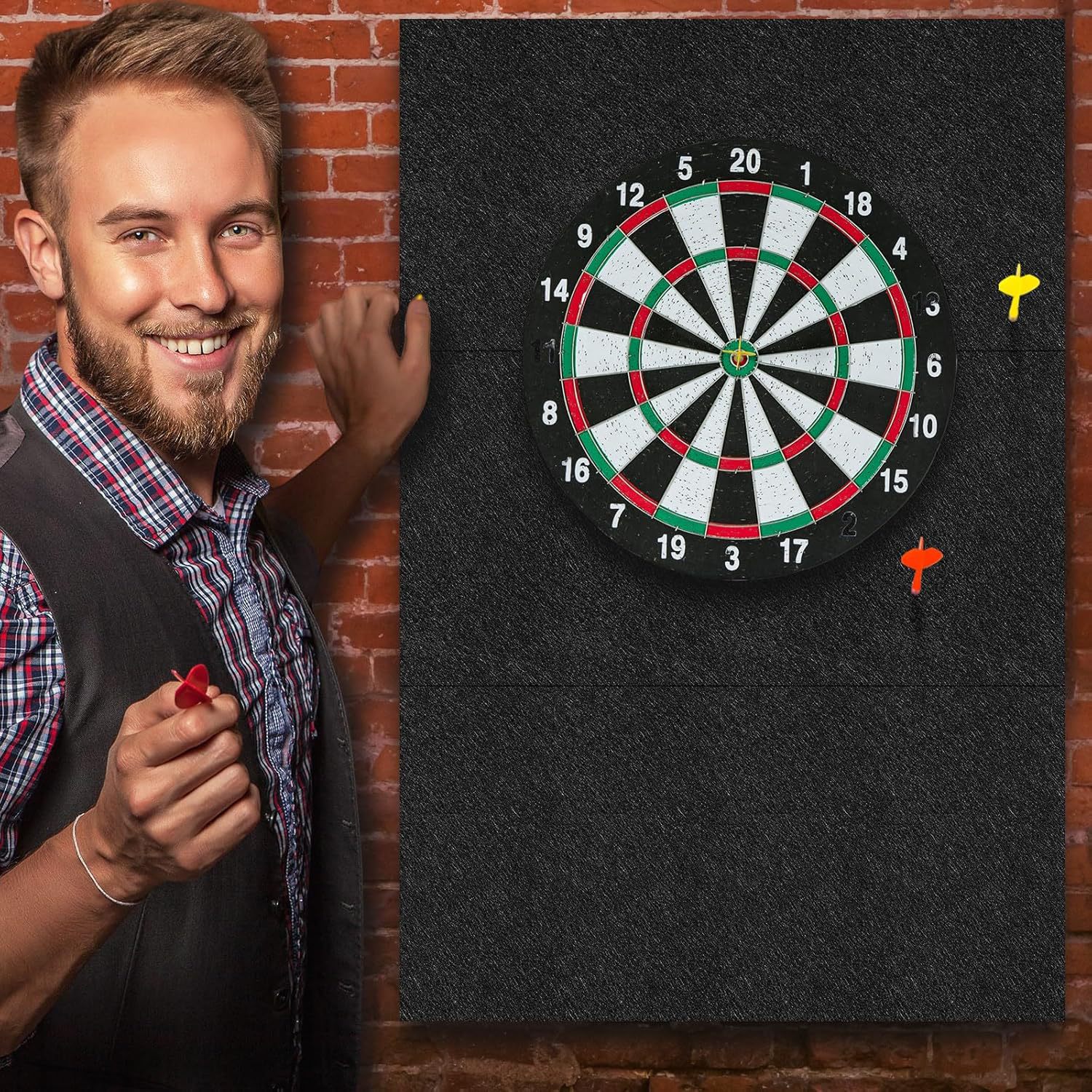 Cross-border special for dart board back felt protection board wall brick cork dart board felt board backing protector