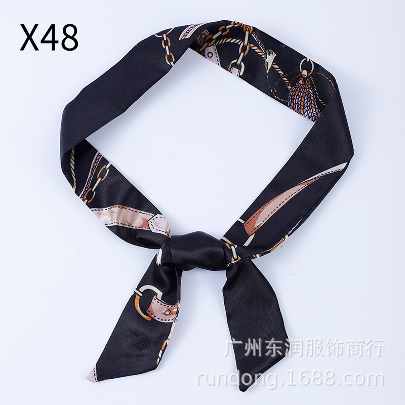 Picture of Gift Box Silk Scarf Straps, Narrow and Long Bags, Silk Scarf, Headband, Streamer Scarf with Decorative Small Silk Scarf Wholesale