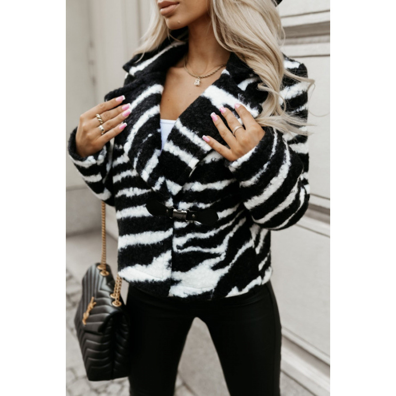 Autumn and Winter 2024 Amazon AliExpress Cross-border New European and American Fashion Mao Mao Short Jacket