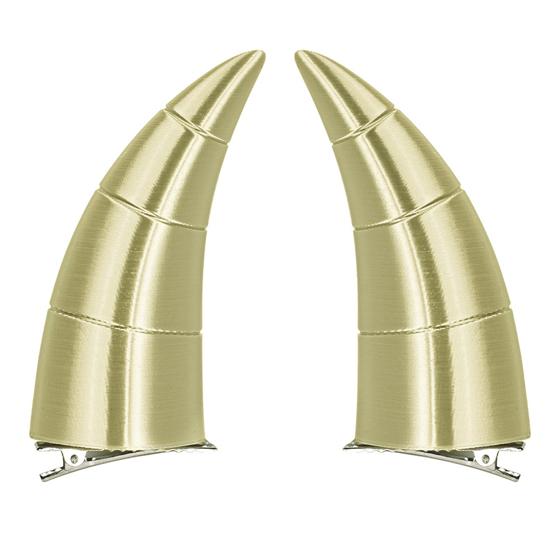 Picture of cosplay Universal Black Devil Horn Horn Halloween Headwear Accessories Props Cos Anime Hairpin 3D Headwear