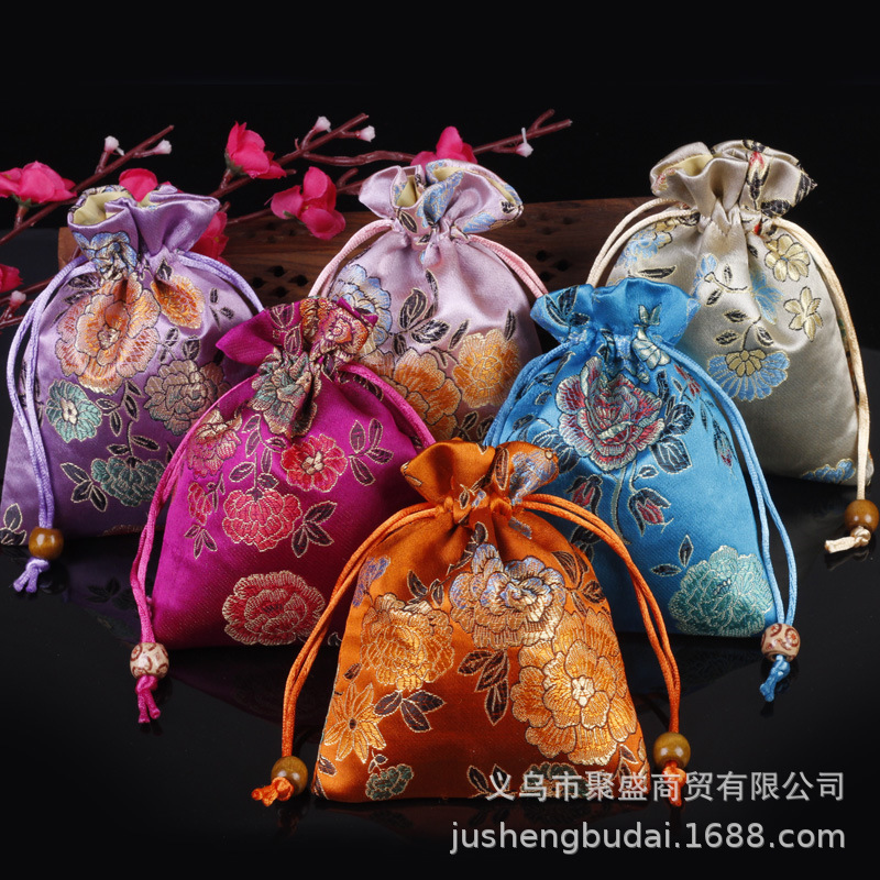 Osmanthus sachet sachet pendant antique Chinese brocade high-grade sachet empty bag bag bag wholesale 11*14