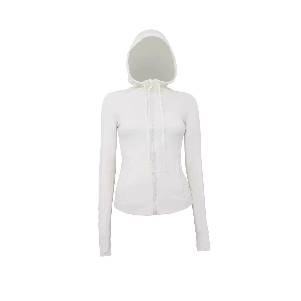 Picture of Lulu Same Style Spring and Autumn Women's Sports Jacket Yoga Clothes Top Casual Outdoor Collar Long Yoga Long Sleeve Jacket