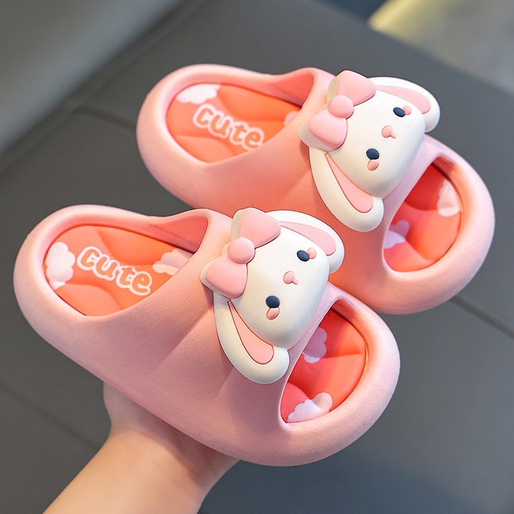 Children's Sandals, Girls' Summer Cartoon Cute Non-Slip Indoor Bathing Soft-Soled Slippers, Baby Slippers
