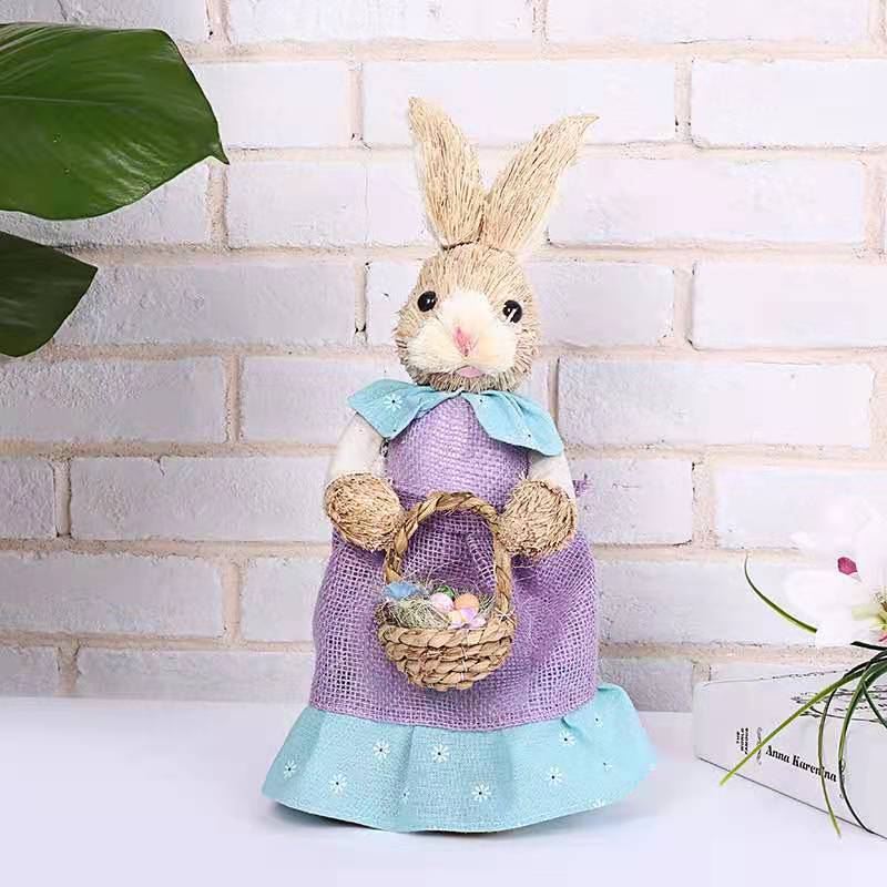 Picture of Cross-Border Easter Bunny 2025 New Party Decoration Simulation Ornaments Wholesale