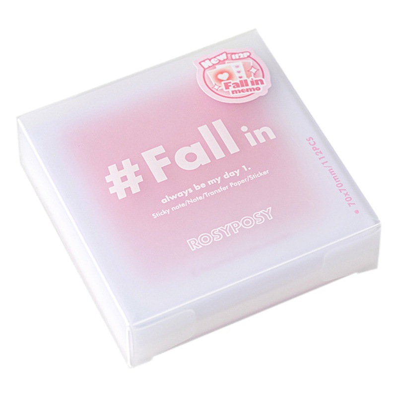 Rosyposy Fall in Multifunctional Sticky Note Set Box Journal Material Cards Student Journal Stickers
