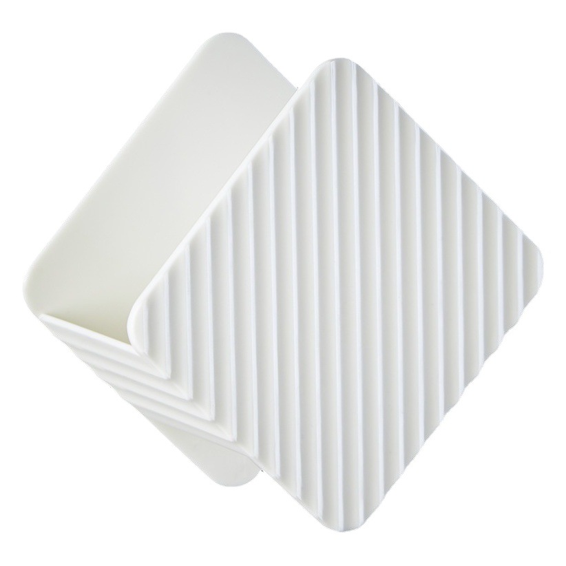 Light luxury scouring pad storage rack kitchen household plastic draining face value Nordic style plate combination bracket sponge storage
