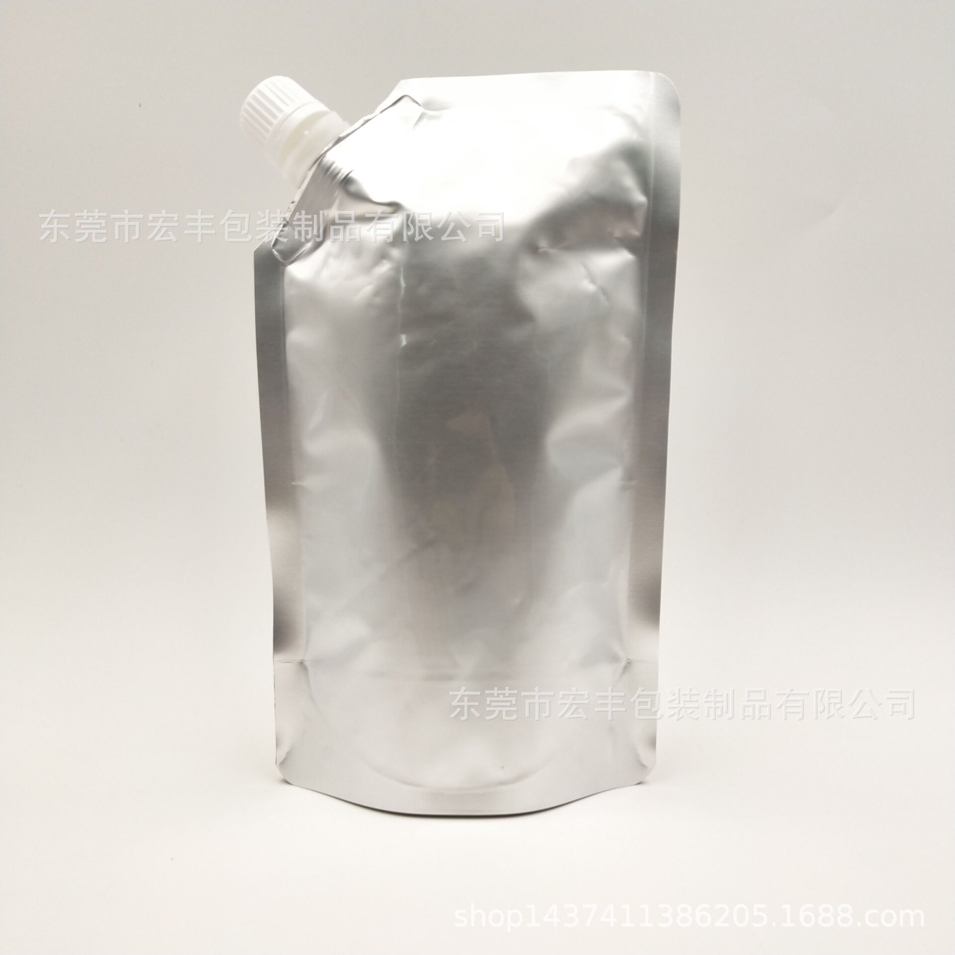 In stock supply aluminum foil nozzle bag self-standing nozzle bag 500ML aluminum foil nozzle bag 500g liquid packaging bag