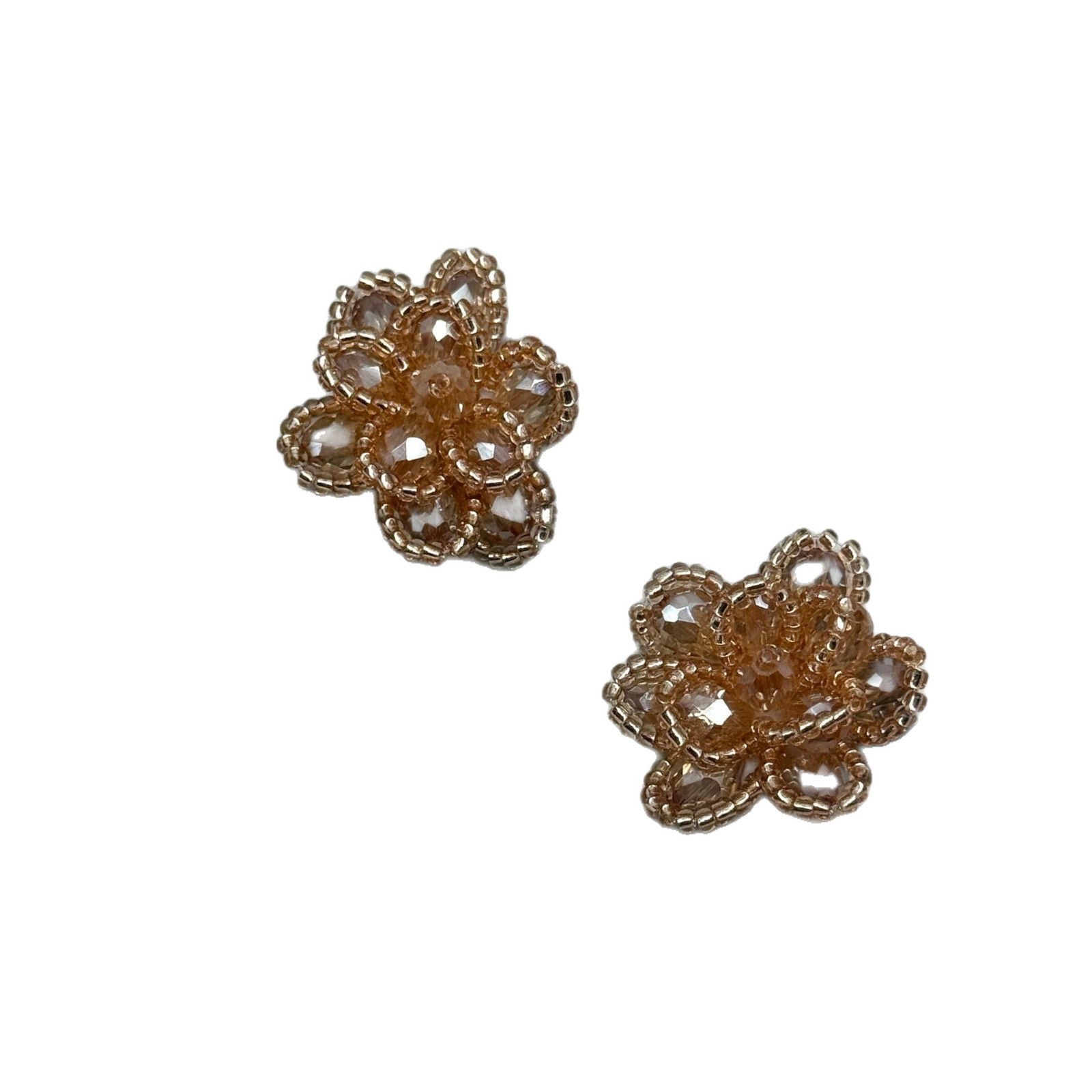 Picture of New stained glass flower bead string handmade DIY woven shoes, hats, bags, hanging accessories, clothing, accessories