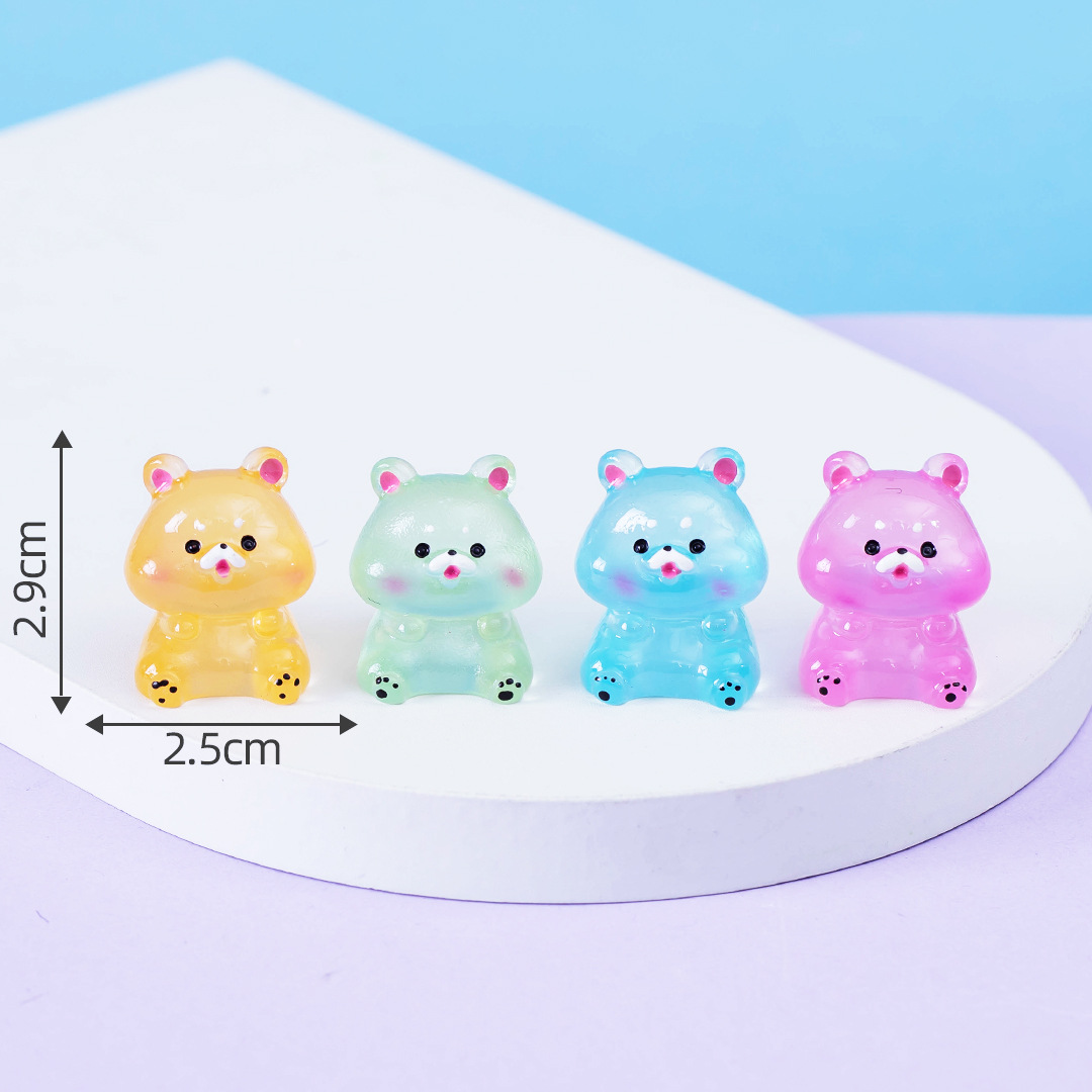 Picture of Micro landscape creative cute luminous twelve zodiac animal doll decoration accessories car desktop small ornaments