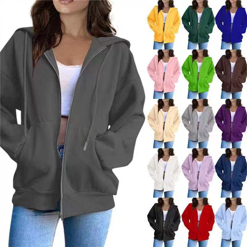 Amazon Thickened Women's Long Sweat Long-term in stock Series Autumn and Winter Explosions Lazy Couple
