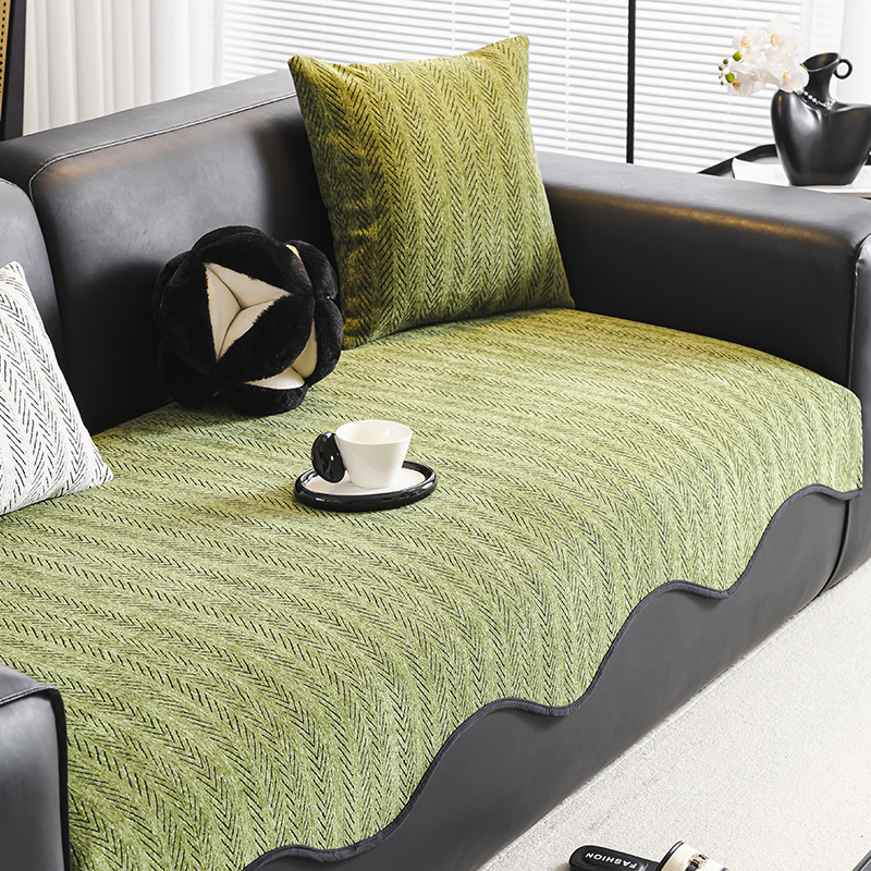 2025 New Style Simple Style Sofa Cover Advanced Sense Chenille Sofa Cushion Four Seasons Universal Non-Slip Sofa Cushion