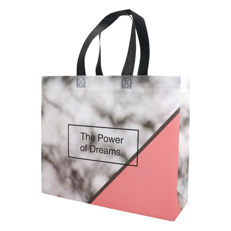 Non-woven shopping bag clothing tote bag high color value non-woven environmental protection bag clothing store bag can be printed logo
