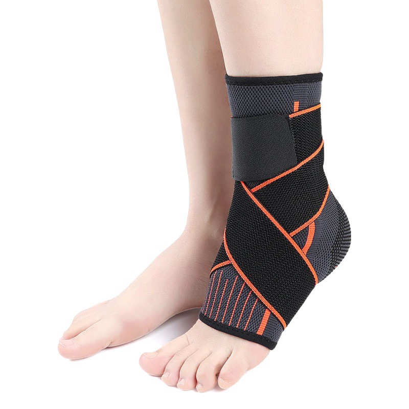 Nylon Compression Strap Basketball Badminton Ankle Protection Elastic Fitness Sports Breathable Fixed Ankle Protection