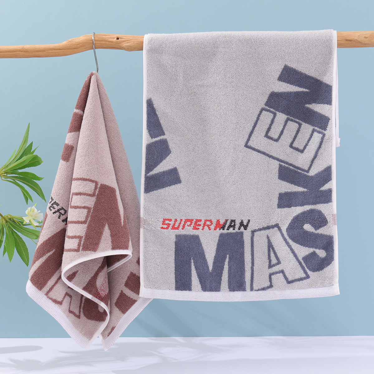 Picture of Gaoyang factory cotton European flower towel soft absorbent large face towel supermarket gift wholesale face towel household towel