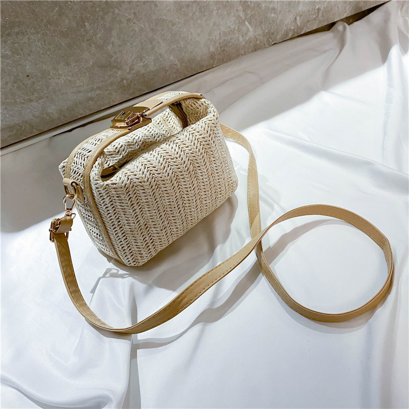Spring and Summer Small Bag Women's 2024 New Arrival Trendy Korean-style All-match Crossbody Bag Simple Fresh Straw Handbag