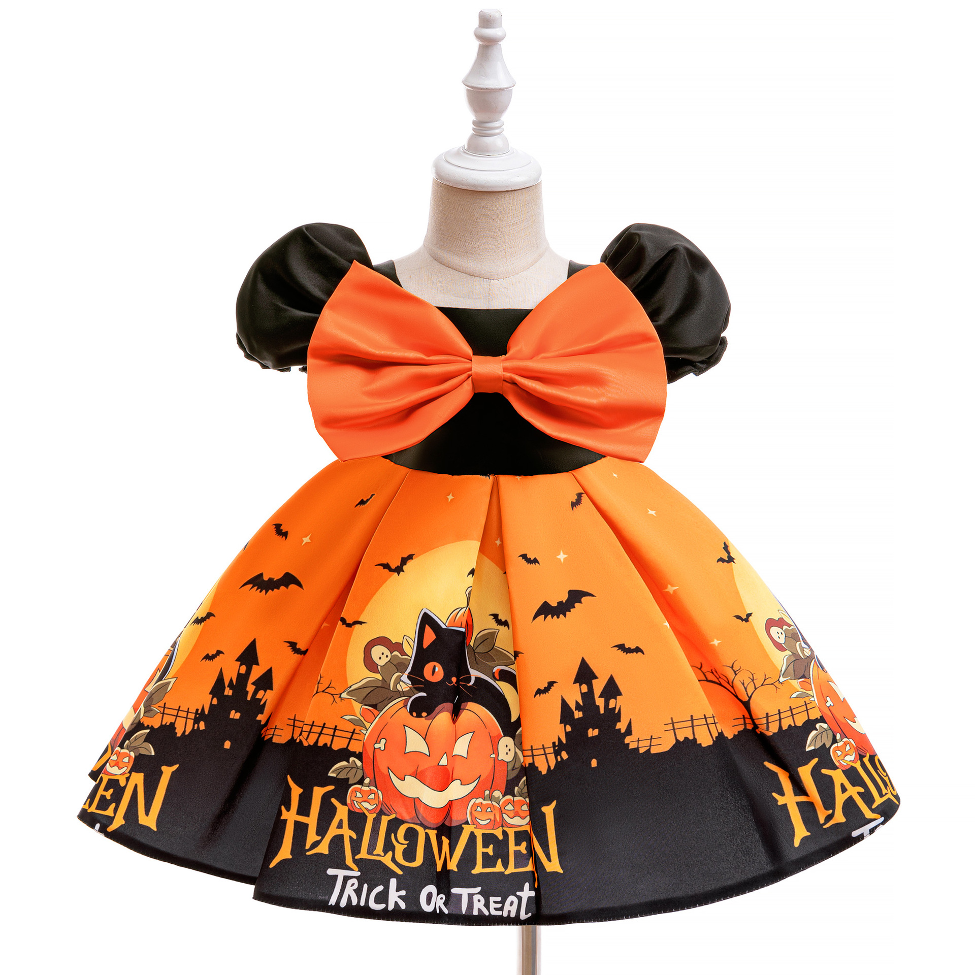 Halloween Pumpkin Castle Witch dress Halloween Dress Party Cosplay Ceremony Costume