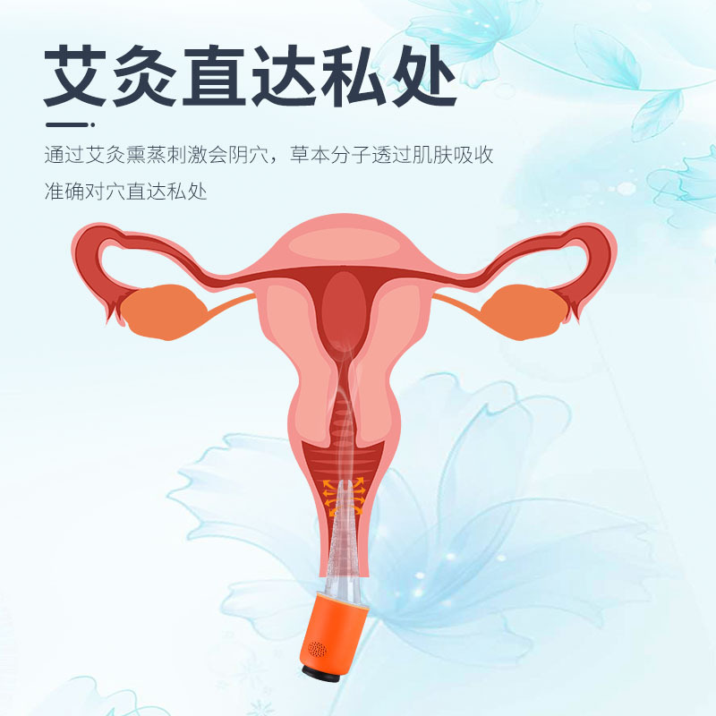 Picture of Pingzhitang magnetic suction private moxibustion moxibustion box micro smoke suspension moxibustion tube beauty salon female catheter Warm moxibustion instrument portable moxibustion