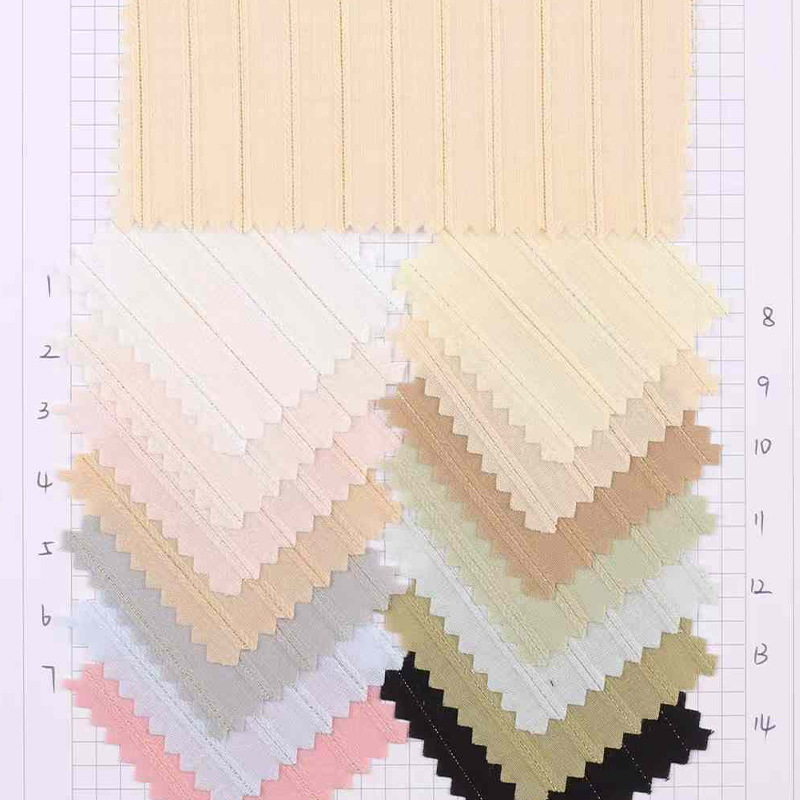 Xiaojun textile new Chinese fabric cotton gauze striped jacquard fabric shirt dress children's clothing lift