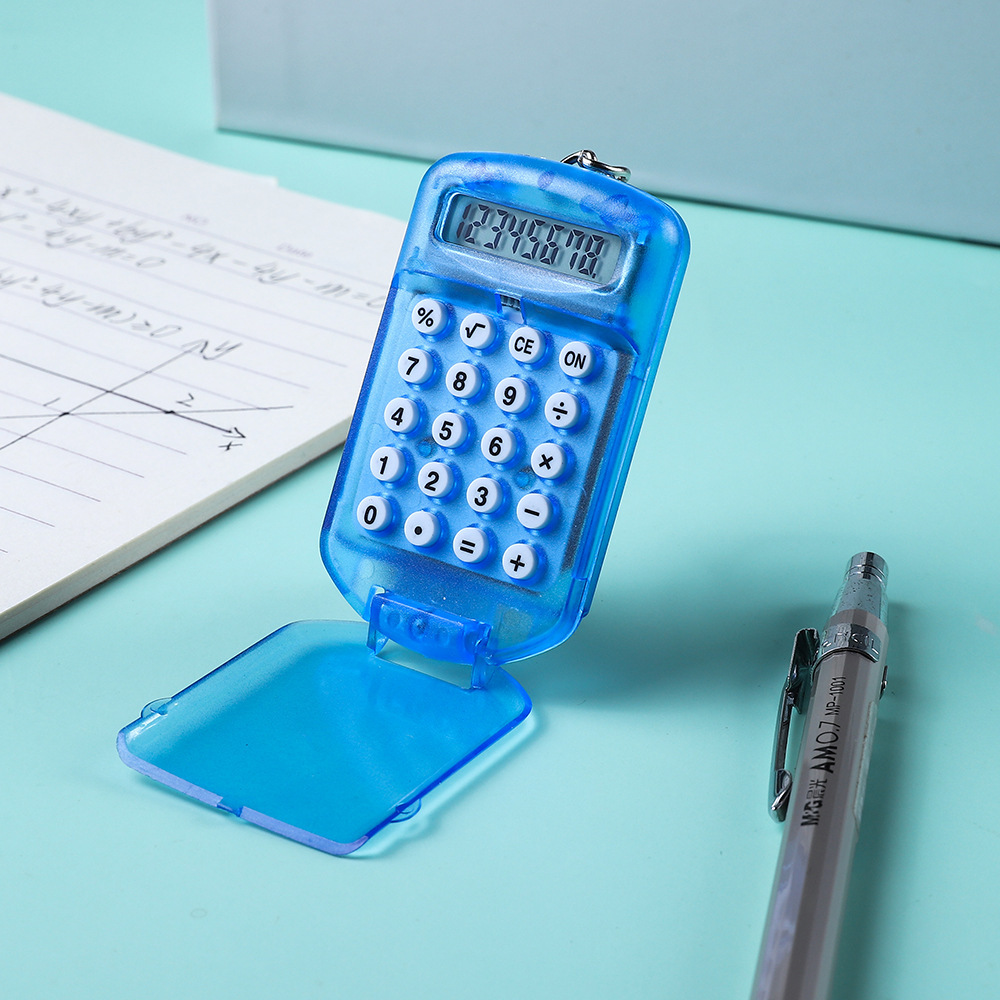 Picture of Keychain calculator mini calculator flip computer student calculator manufacturers for sale