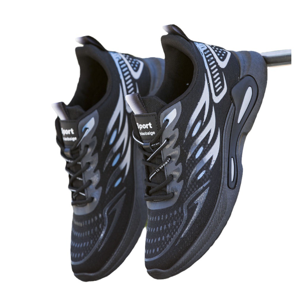 Picture of Autumn Men's Shoes 2025 New Fashion Trendy Fly-Knit Breathable Sports Casual Shoes Student Soft-Soled Comfortable Running Shoes