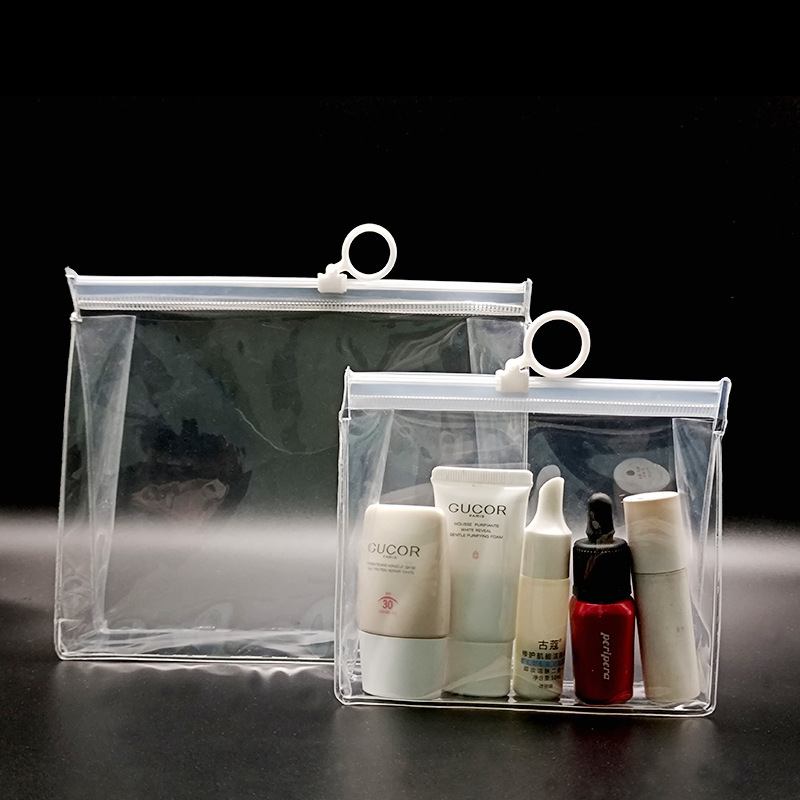 Pvc Stereo Bag Eva Transparent Cosmetic Bag Storage Bag Custom Self-Sealing Zipper Bag Clothing Stationery Bag Custom-Made