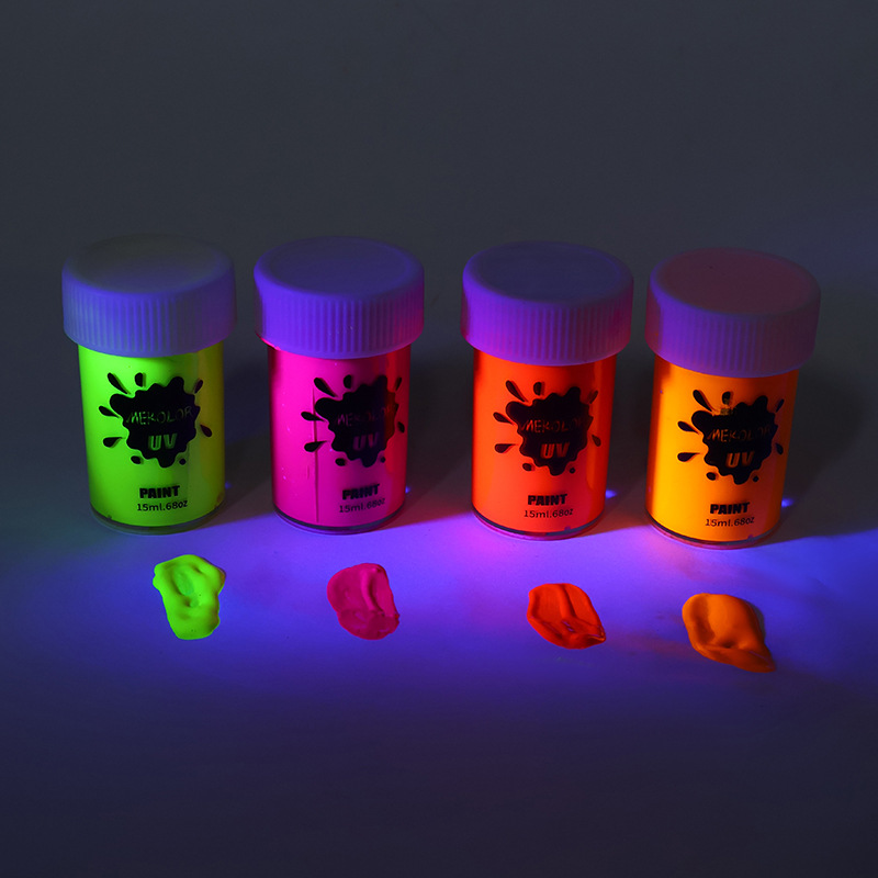 Picture of Water-Based Human Face Fluorescent Paint Cream Body Paint Halloween Paint Cream Quick-Drying and Easy to Wash