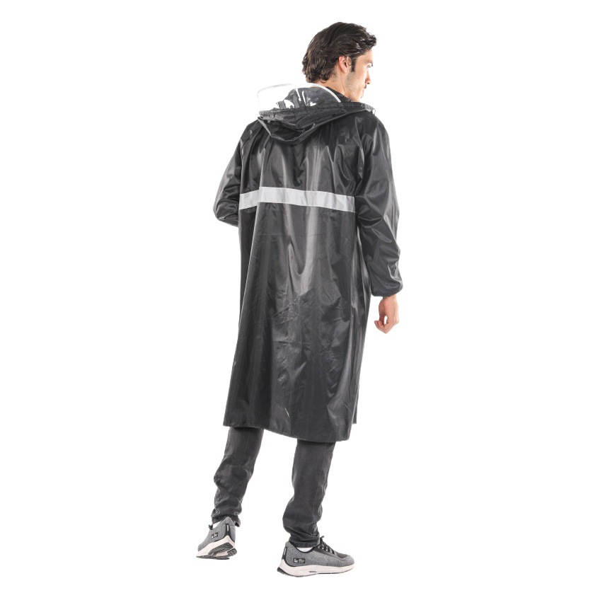 Raincoat One-piece Full-body One-piece Long Oxford Cloth Raincoat Thickened Rainstorm-proof Outdoor Mountaineering Raincoat