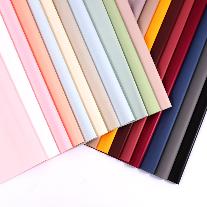 New Plain fresh flower wrapping paper thickened 7.5 Silk Bouquet wrapping paper gift wrapping paper flower shop wrapping paper